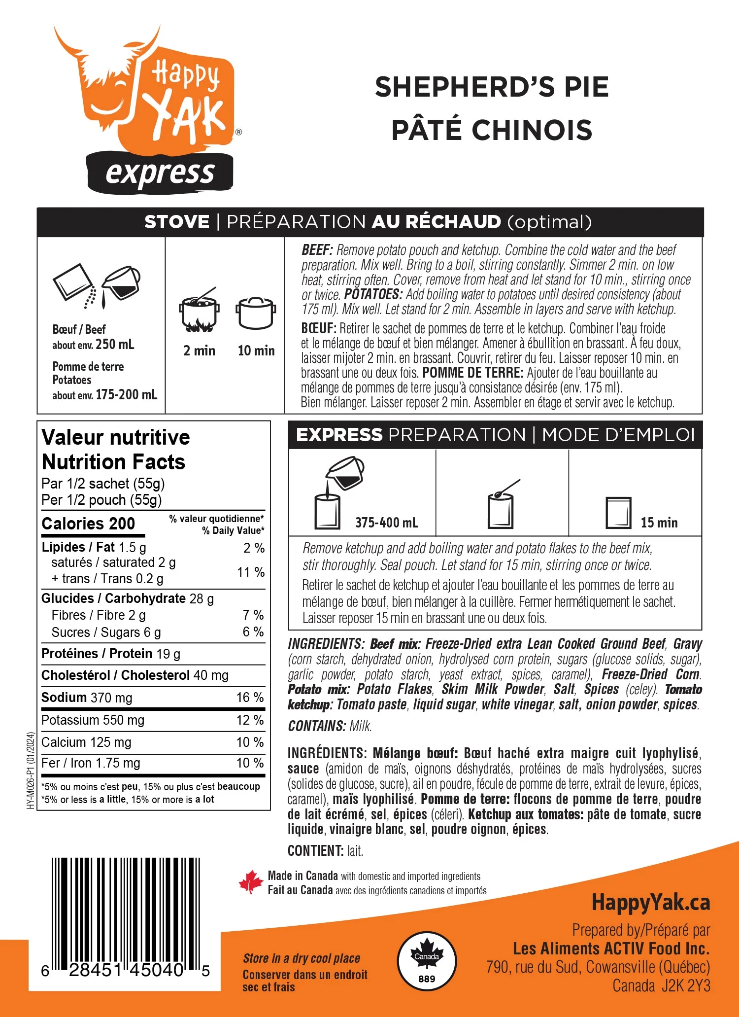 Happy Yak Shepherd's Pie - Image 3
